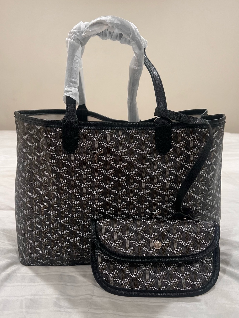 Designer-Inspired Bkavk Monogram Tote Bag